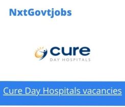 Cure Day Enrolled Nurse Vacancies in Bloemfontein Apply now @cure.co.za