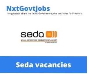 SEDA Regional Facilitator vacancies 2022 Apply now @seda.org.za.