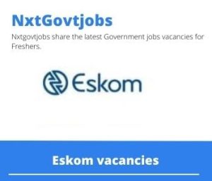 Eskom Technical Official CNC Vacancies in Bloemfontein 2022
