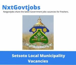 Setsoto Municipality MPAC Coordinator Vacancies in Ficksburg 2023