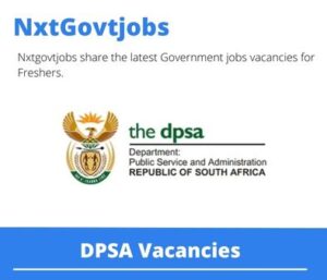 DPSA Messenger vacancies Vacancies in Bloemfontein Department of Agriculture Land Reform and Rural Development 2024