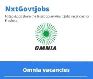 Omnia Storeman Vacancies in Sasolburg – Deadline 06 Jun 2023