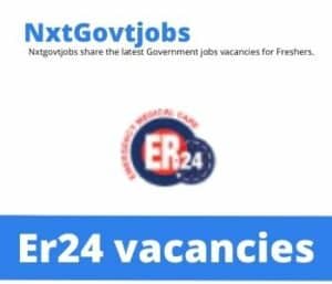 Er24 Emergency Care Practitioner Vacancies in Welkom – Deadline 19 Dec 2023